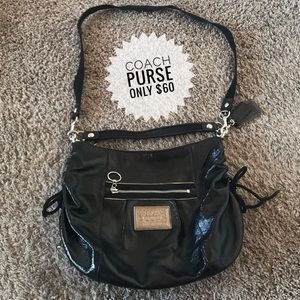Coach patent leather purse